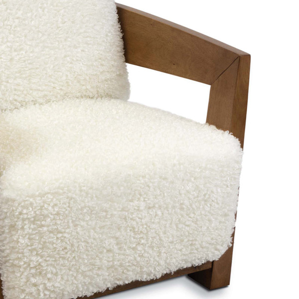 Sherpa Shearling Wool Chair
